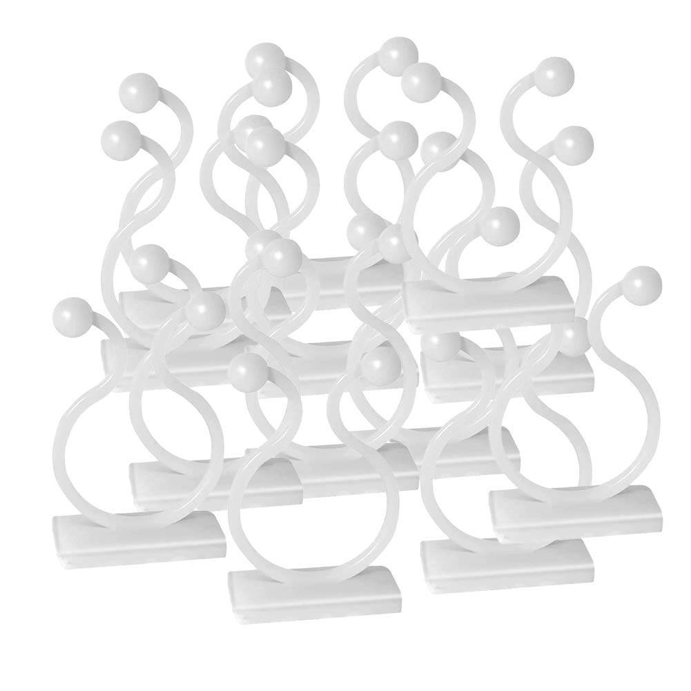 100pcs Self-Adhesive Green Vine Wall Clips - Plant Support Clips for Climbing Plants, Garden Wire Fixtures | Perfect for Indoor/Outdoor Vertical Gardens, Trellises & Plant Training