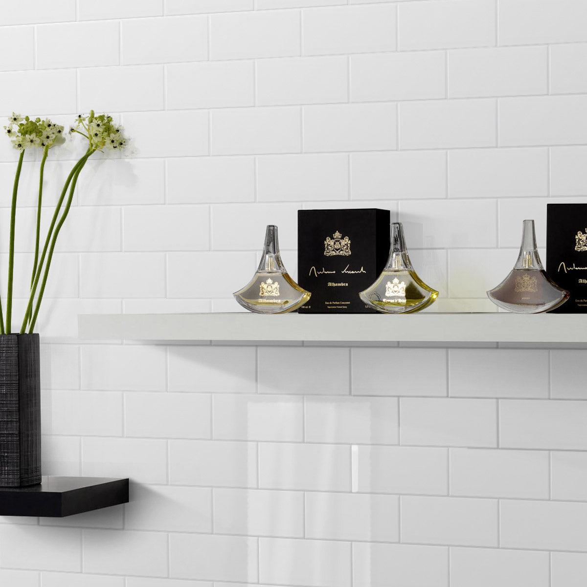 Premium Cascade White 75x300mm Matte Unrectified Subway Tile - Perfect for Kitchen Backsplash, Bathroom Walls & Modern Interior Design