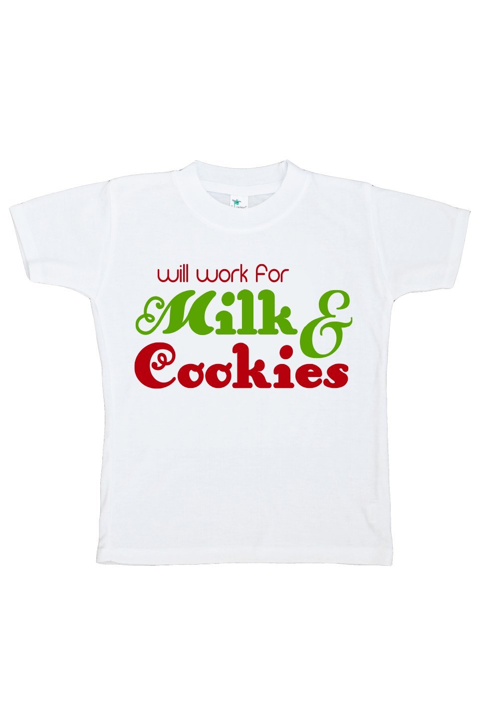 Custom Unisex Baby Christmas Bodysuit - 'Will Work For Milk & Cookies' Funny Holiday Onepiece | Perfect for Family Photos, Xmas Parties & Festive Gifts
