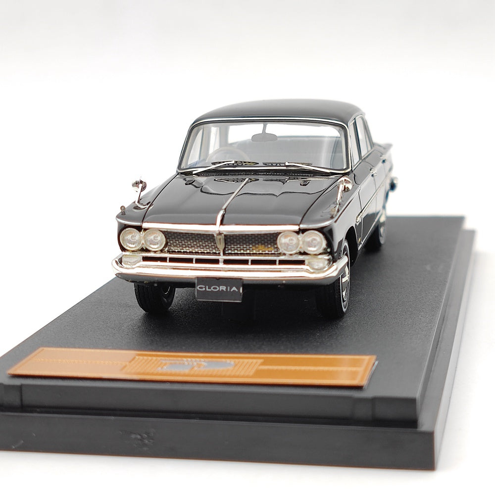 1/43 Scale Nissan Prince Gloria Super 6 S41D Black Resin Model Car - Limited Edition Collectible (PM4318BK) | Perfect for Car Enthusiasts, Display Collections & Gift Giving