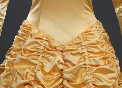 Luxury Beauty and the Beast Belle Cosplay Costume for Adults - Elegant Princess Dress with Cape | Perfect for Halloween, Cosplay Events & Themed Parties