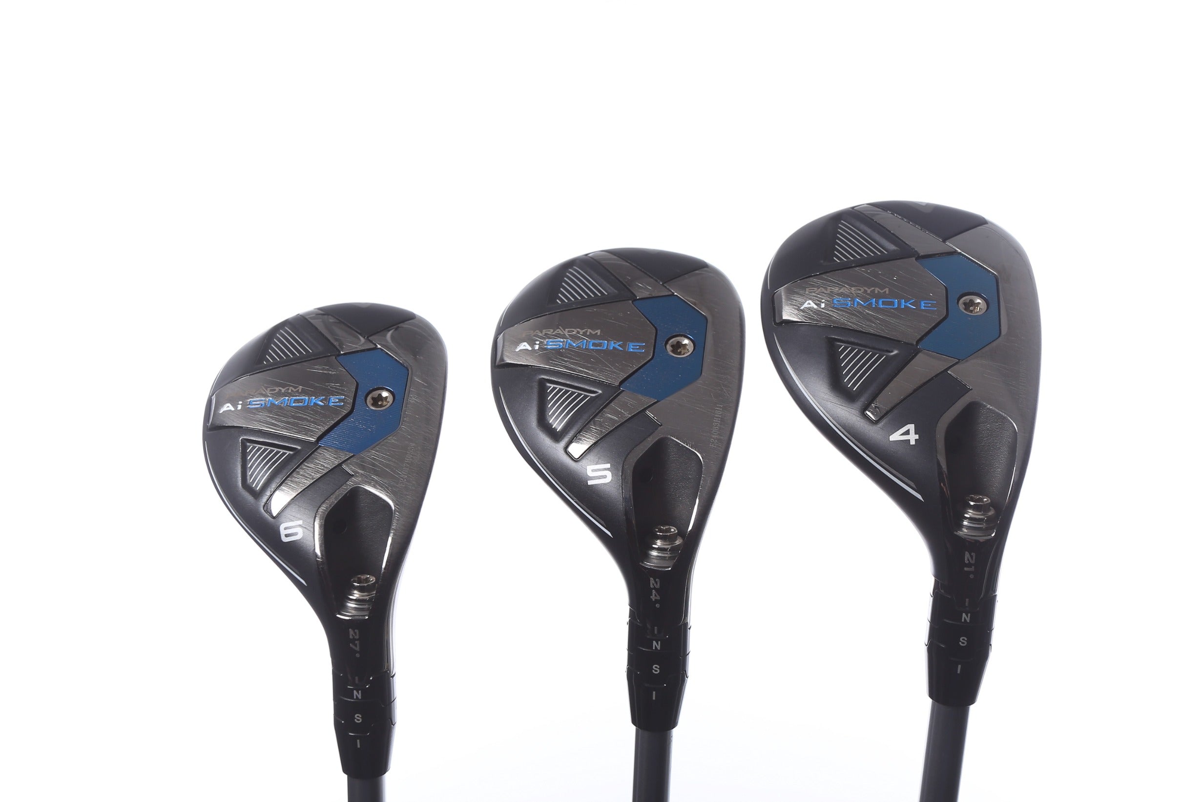 Used Callaway Paradym Ai Smoke Hybrid Golf Club Set - Right Handed 4H & 6H with Senior Flex | Perfect for Senior Golfers & High Handicap Players on Fairways & Roughs