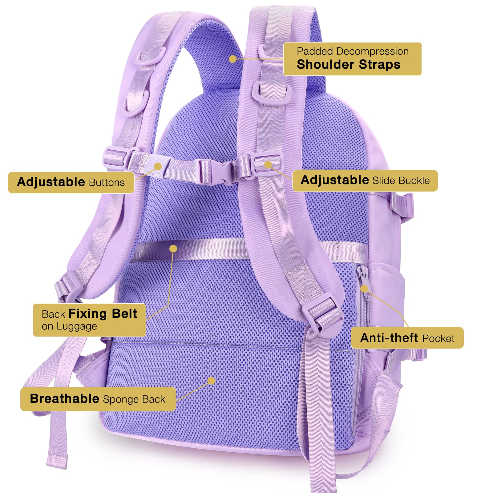 Kawaii Aesthetic Backpack for Girls - Cute Ita School Backpack with Inserts (No Pins Included) | Perfect for School, Travel & Anime Conventions