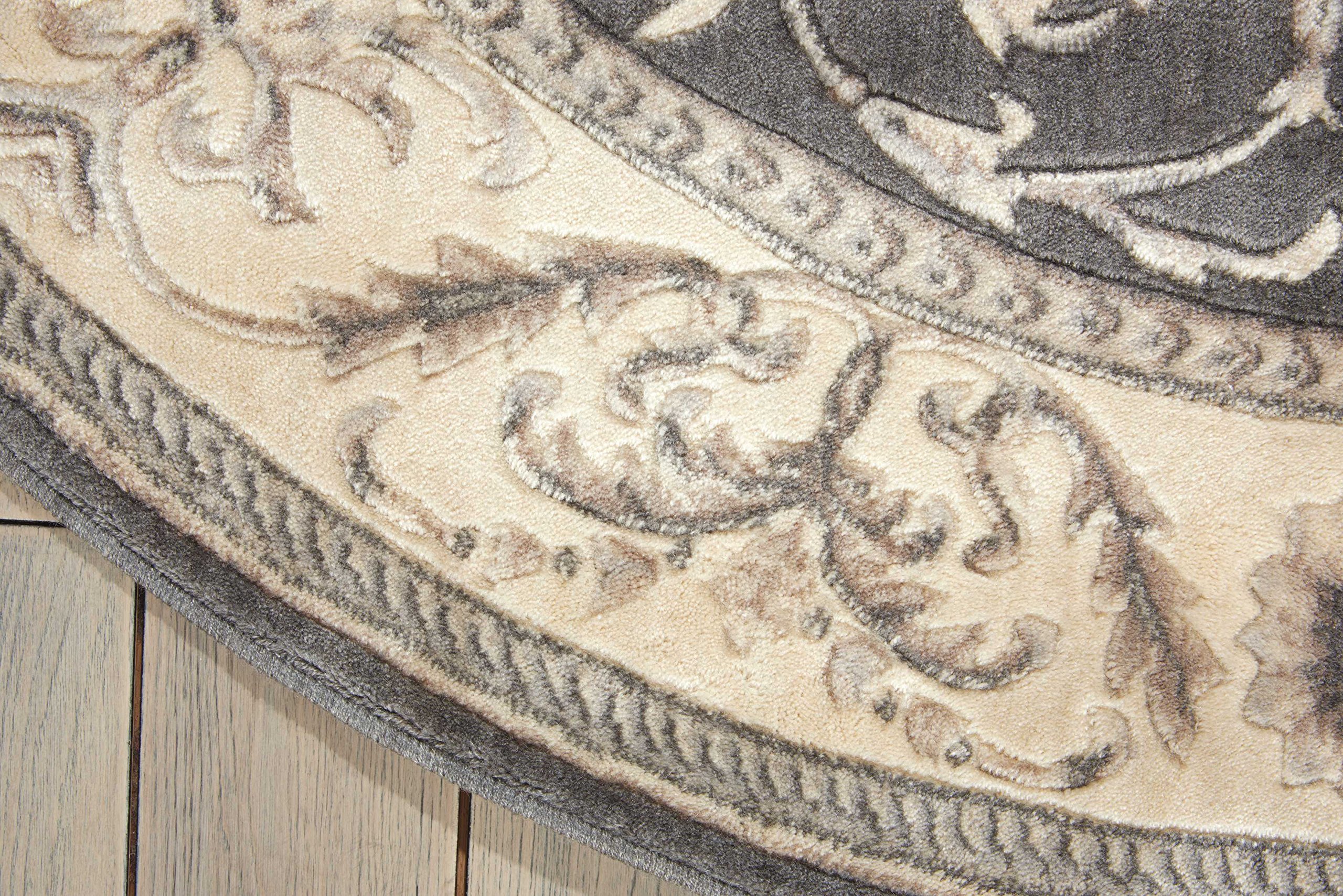 Nourison Somerset Traditional Charcoal 5'6