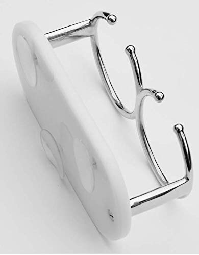 Stainless Steel Double Ring Drink Holder with Suction Cup Mount - Marine Boat Cup Holder for Fishing, Boating & Outdoor Activities