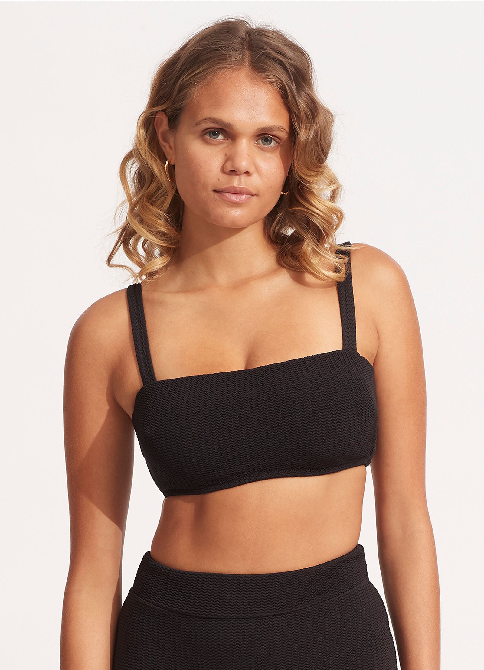 Sea Dive DD Tank Bra - Black - High Support Swimwear for Scuba Diving & Water Sports