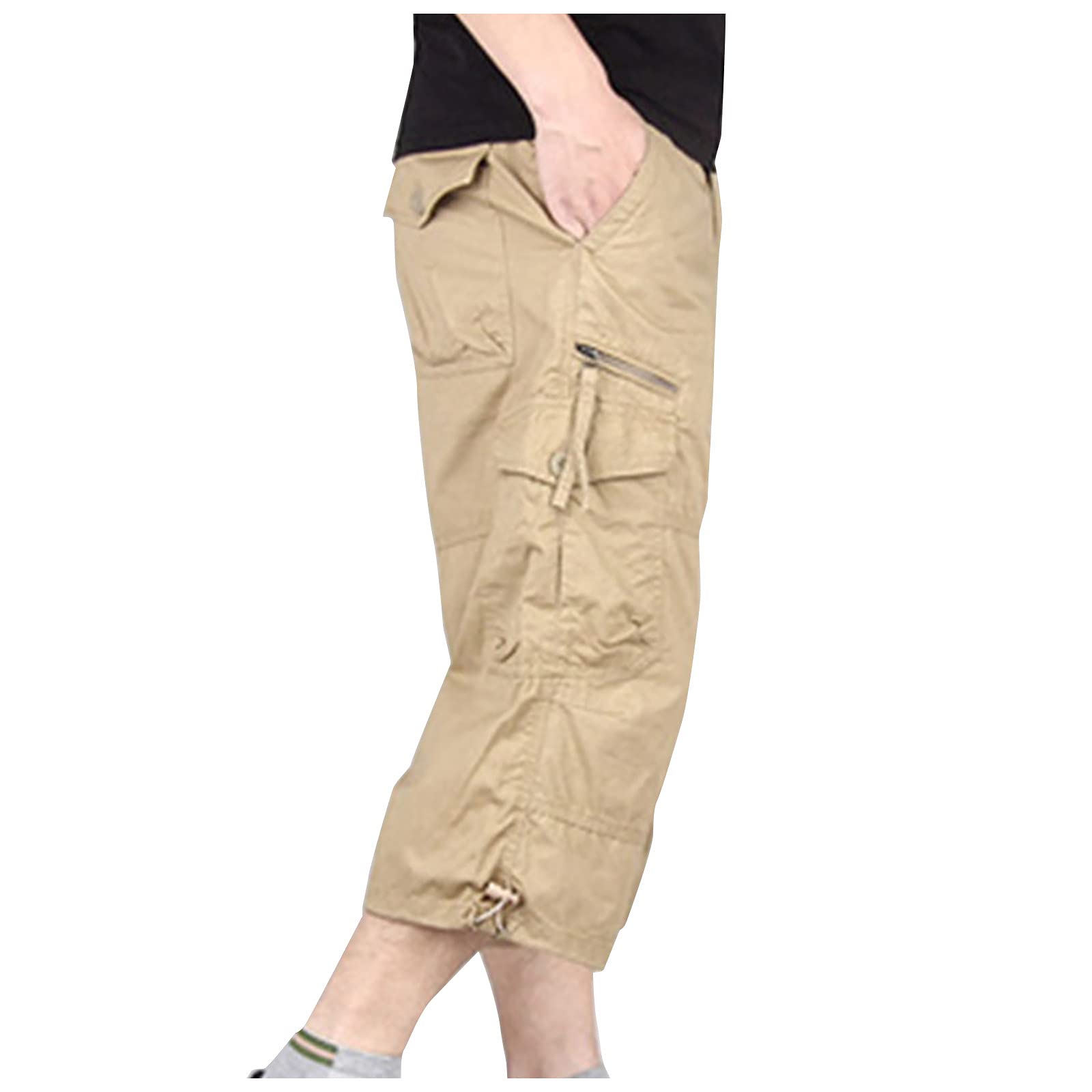 Breathable Yoga Shorts for Men - Summer Striped Loose Quick-Dry Athletic Running Shorts | Gym, Beach & Outdoor Activities