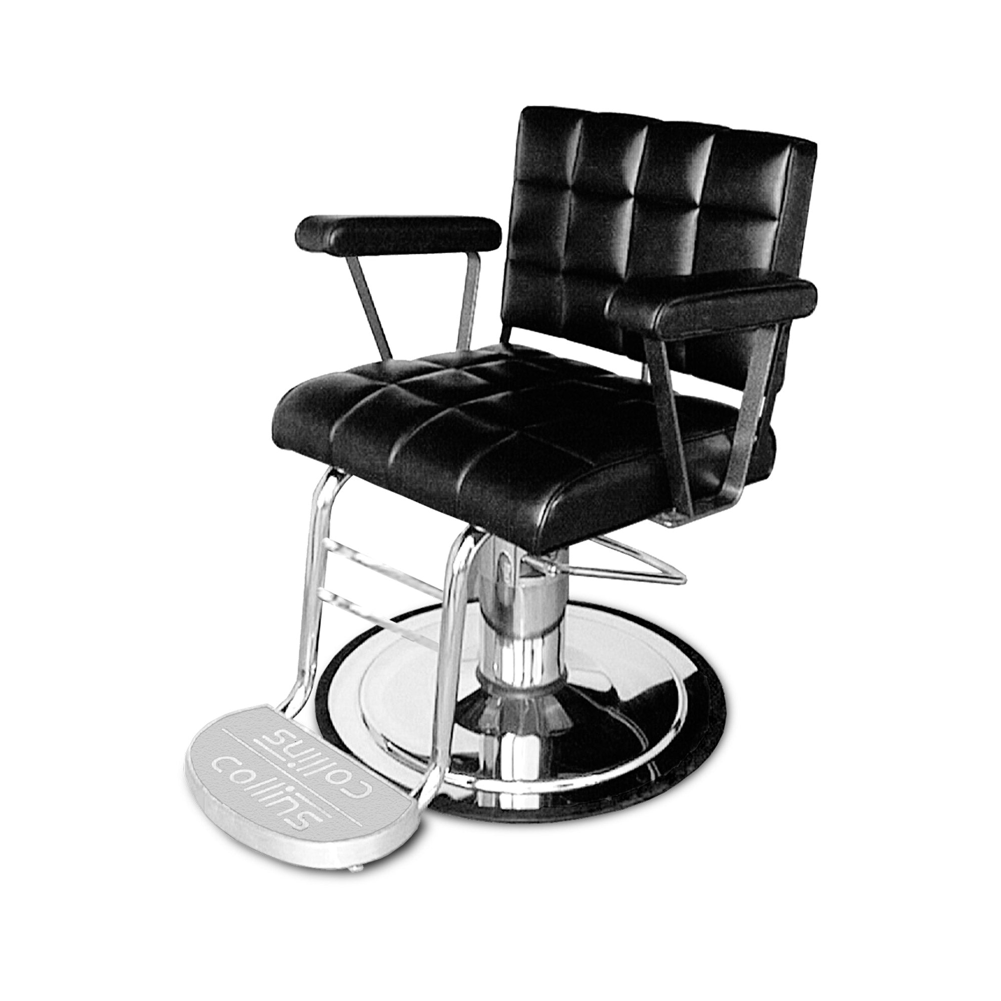 Hackney Men's Styling Chair - Professional Barber Chair for Men's Haircuts & Grooming | Perfect for Home Barbershops & Salon Use