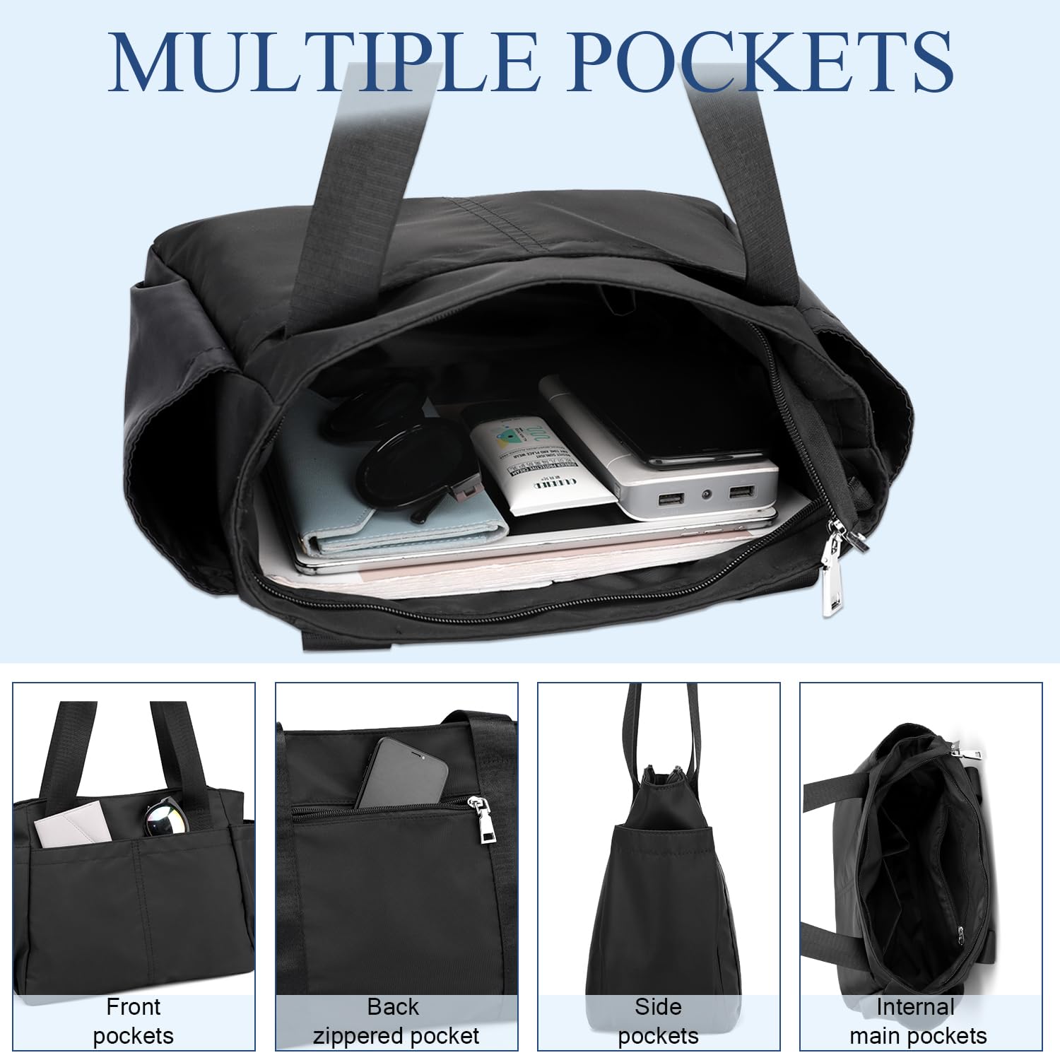 PlasMaller Carry On Duffle Bag - Lightweight Packable Travel Luggage for Gym, Sports & Weekend Getaways | Perfect for Airplane, Camping & Workout Essentials