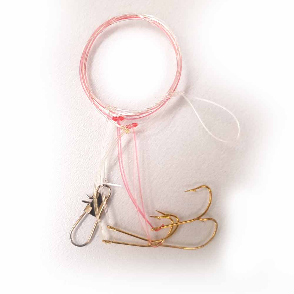 Boone Bait Baitfish 4 Hook Rig #6 - Premium Fishing Tackle for Bass, Walleye & Catfish | Perfect for Freshwater & Saltwater Angling