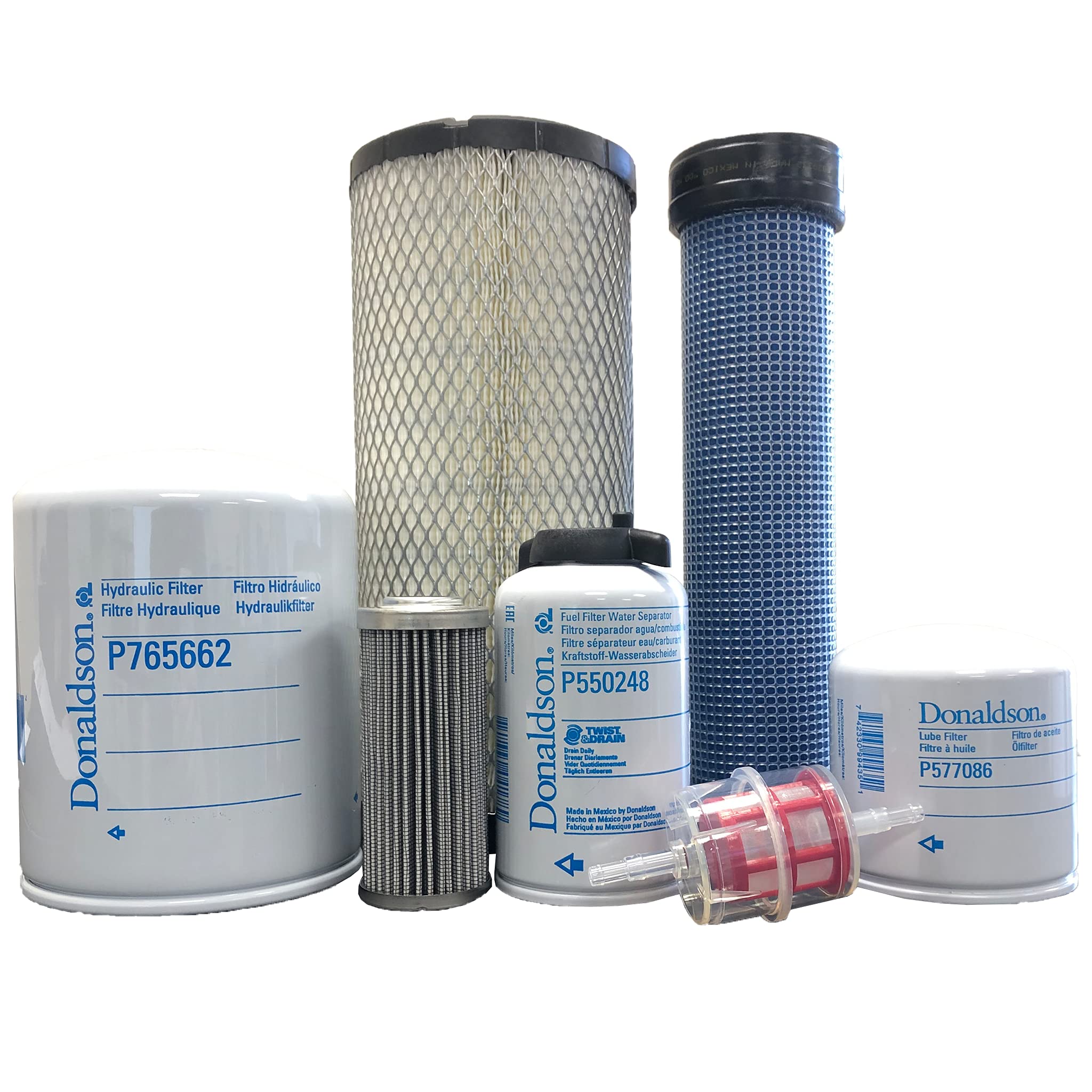CFKIT Maintenance Filter Kit Compatible with NH T4.75 PowerStar Tractor (2009-2011) - Air, Oil & Fuel Filters Replacement for Tractor Maintenance & Farming Equipment Care