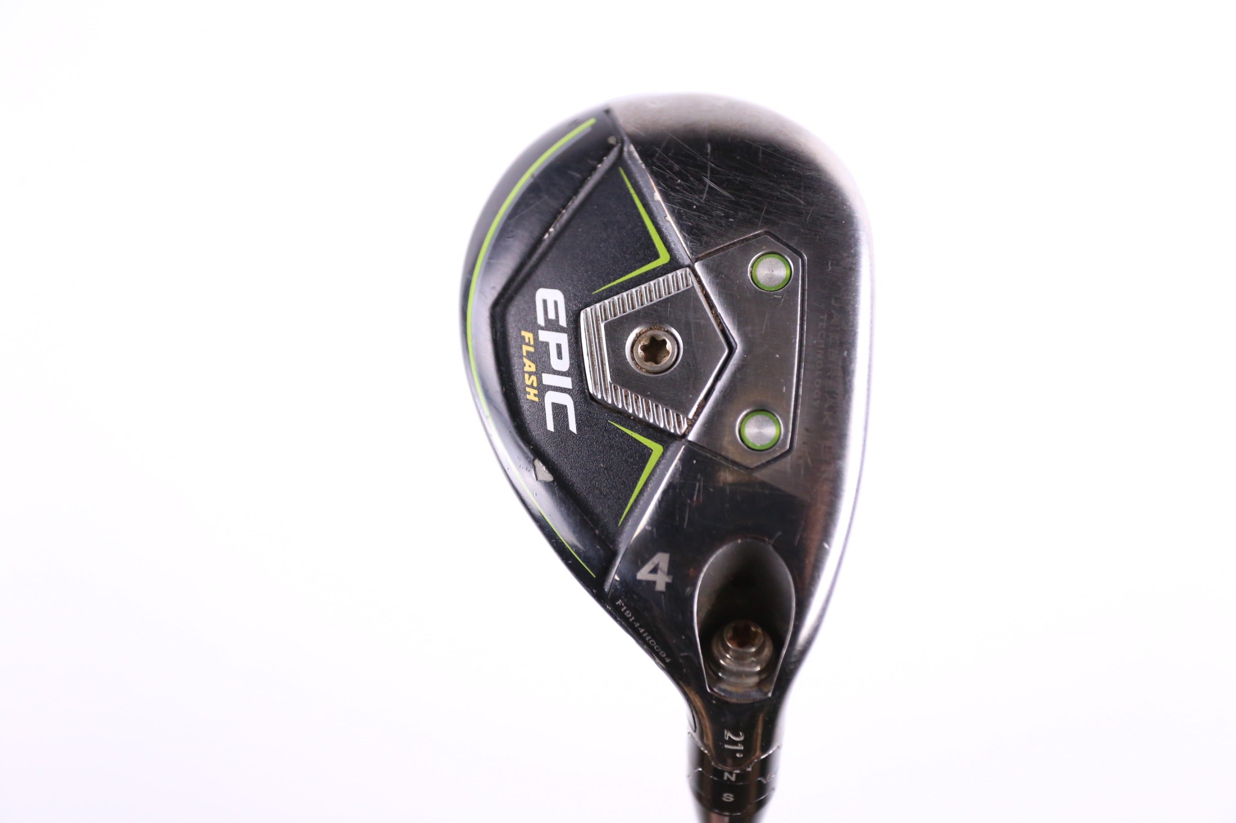 Used Callaway Epic Flash 4H Hybrid Golf Club - Right Handed, 21 Degrees, Stiff Flex - Perfect for Mid-Handicap Players & Fairway Shots