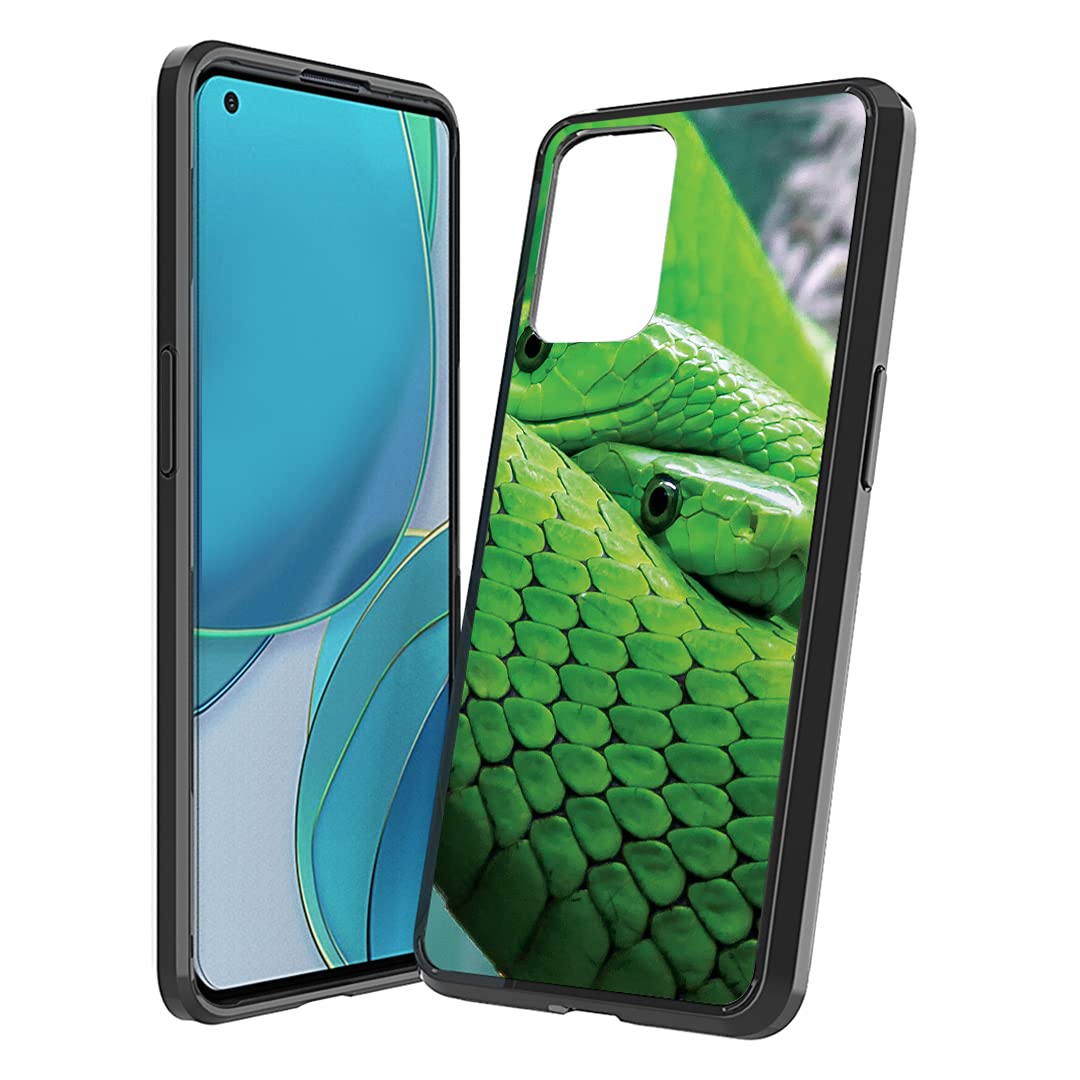 OnePlus 9 5G Phone Case - Slim Hybrid Fusion Gel Cover for Men & Women | Snake Design for Daily Protection