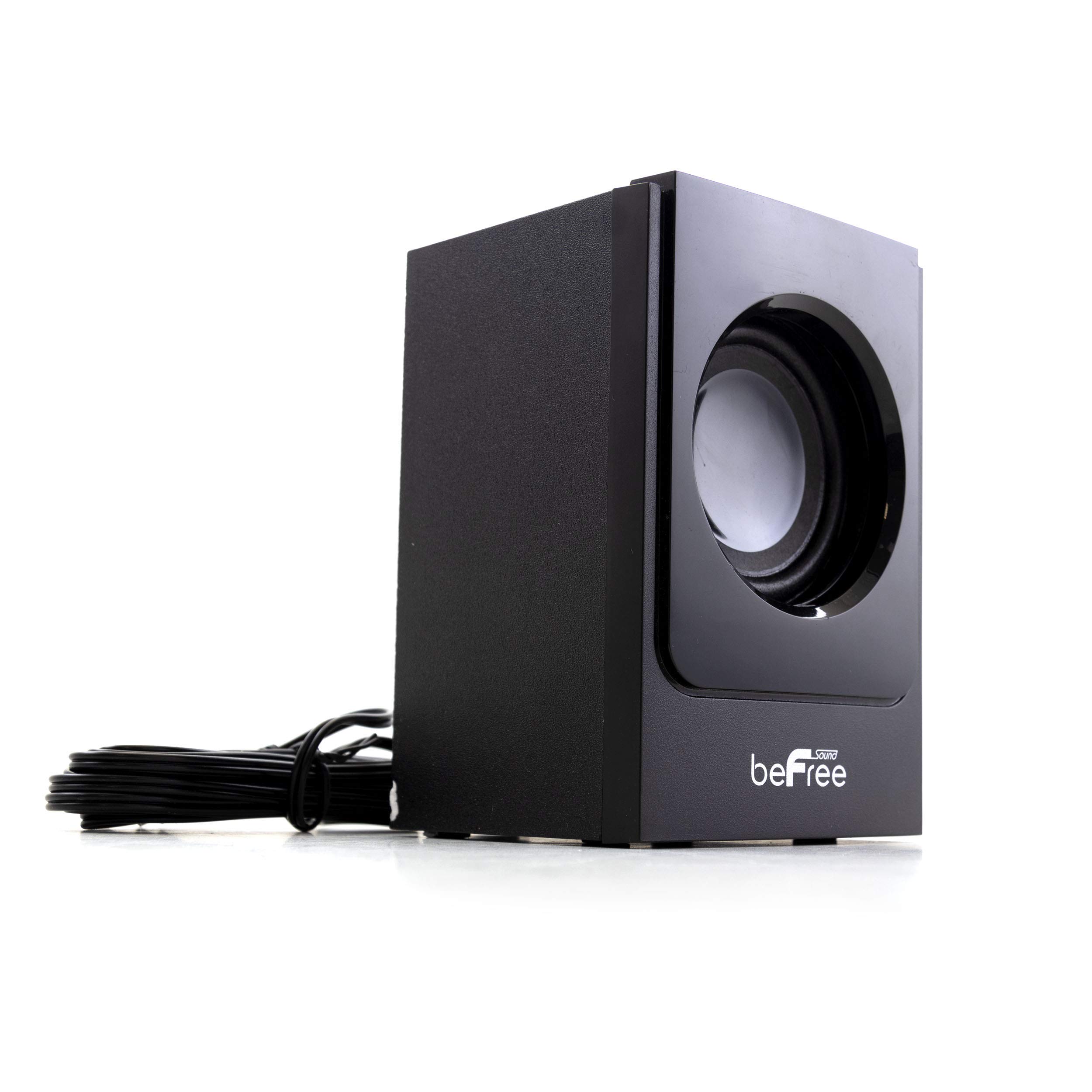 beFree Sound 5.1 Channel Surround Sound Bluetooth Speaker System - Wireless Home Theater Audio for Movies, Music & Gaming - Black