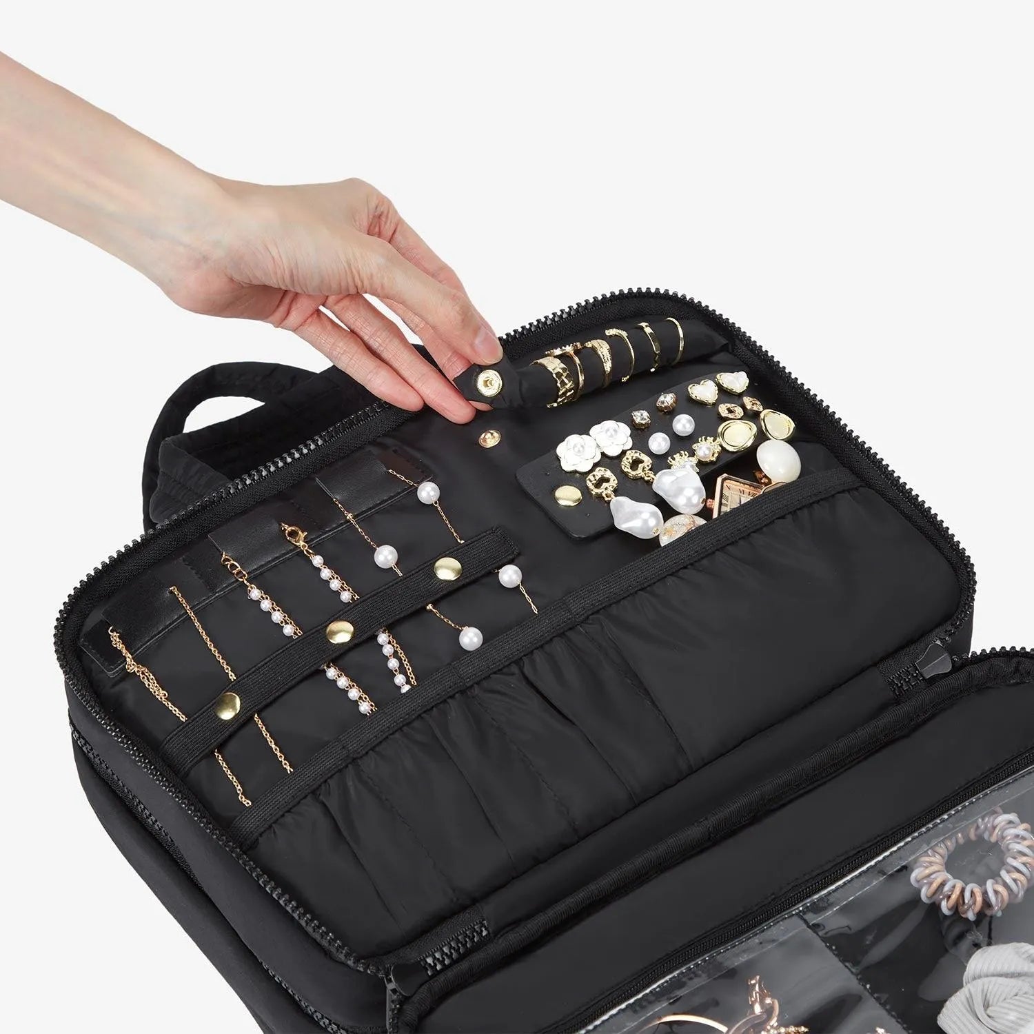 SpaceSaver Toiletry Bag - Waterproof Hanging Travel Cosmetic Organizer for Men & Women - Perfect for Camping, Gym, Business Trips & Vacation