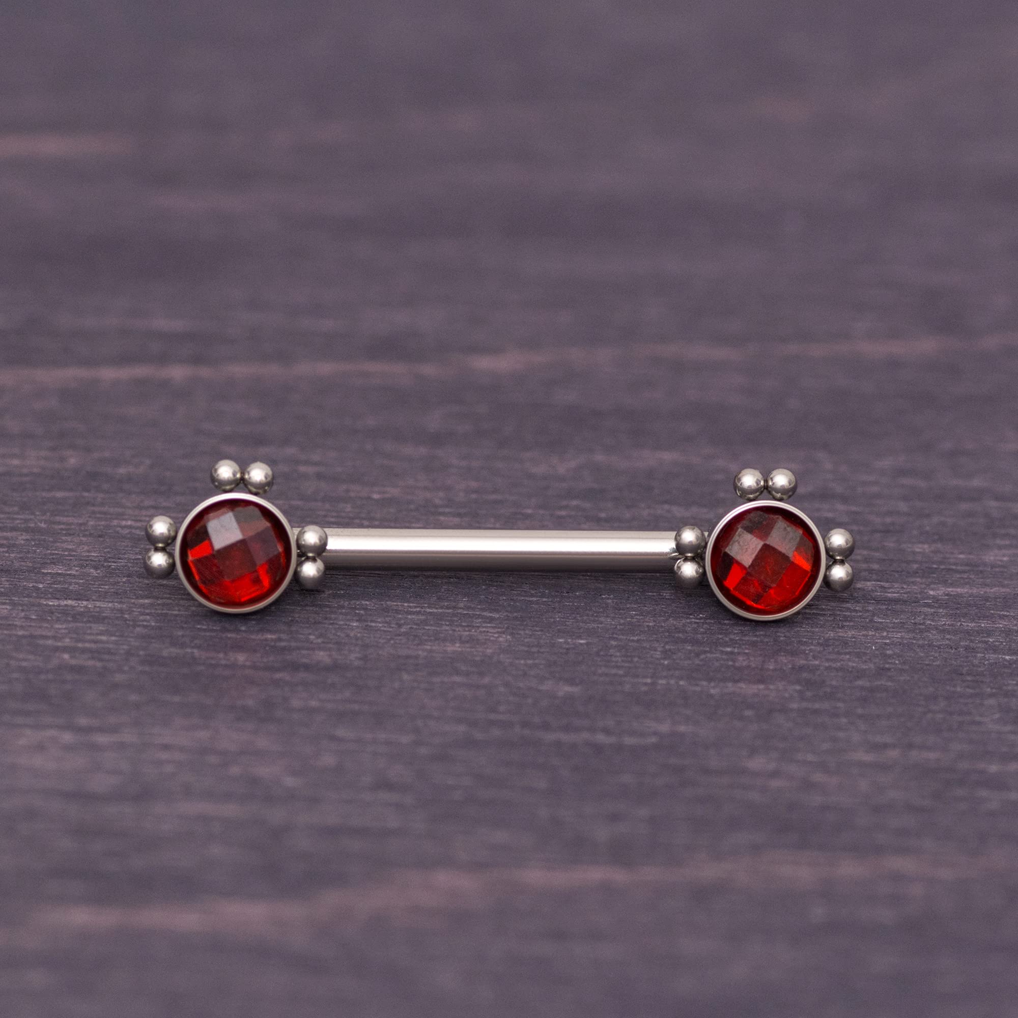 14G 19mm Surgical Steel Nipple Ring with CZ Gem - Hypoallergenic Body Jewelry for Nipple Piercing | Perfect for Everyday Wear, Night Out & Body Piercing Enthusiasts