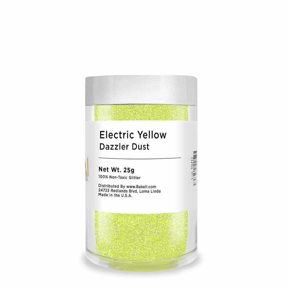 Electric Citrus Yellow Craft Glitter - Dazzler Dust® for DIY Projects, Scrapbooking & Home Decor | Perfect for Cards, Slime & Nail Art