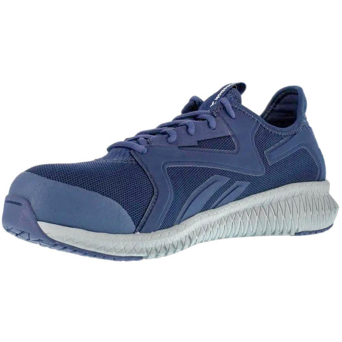 Flexagon 3.0 Composite Toe Athletic Work Shoes for Men - Lightweight Safety Sneakers in Navy/Gray - Perfect for Construction, Warehouse & Industrial Work