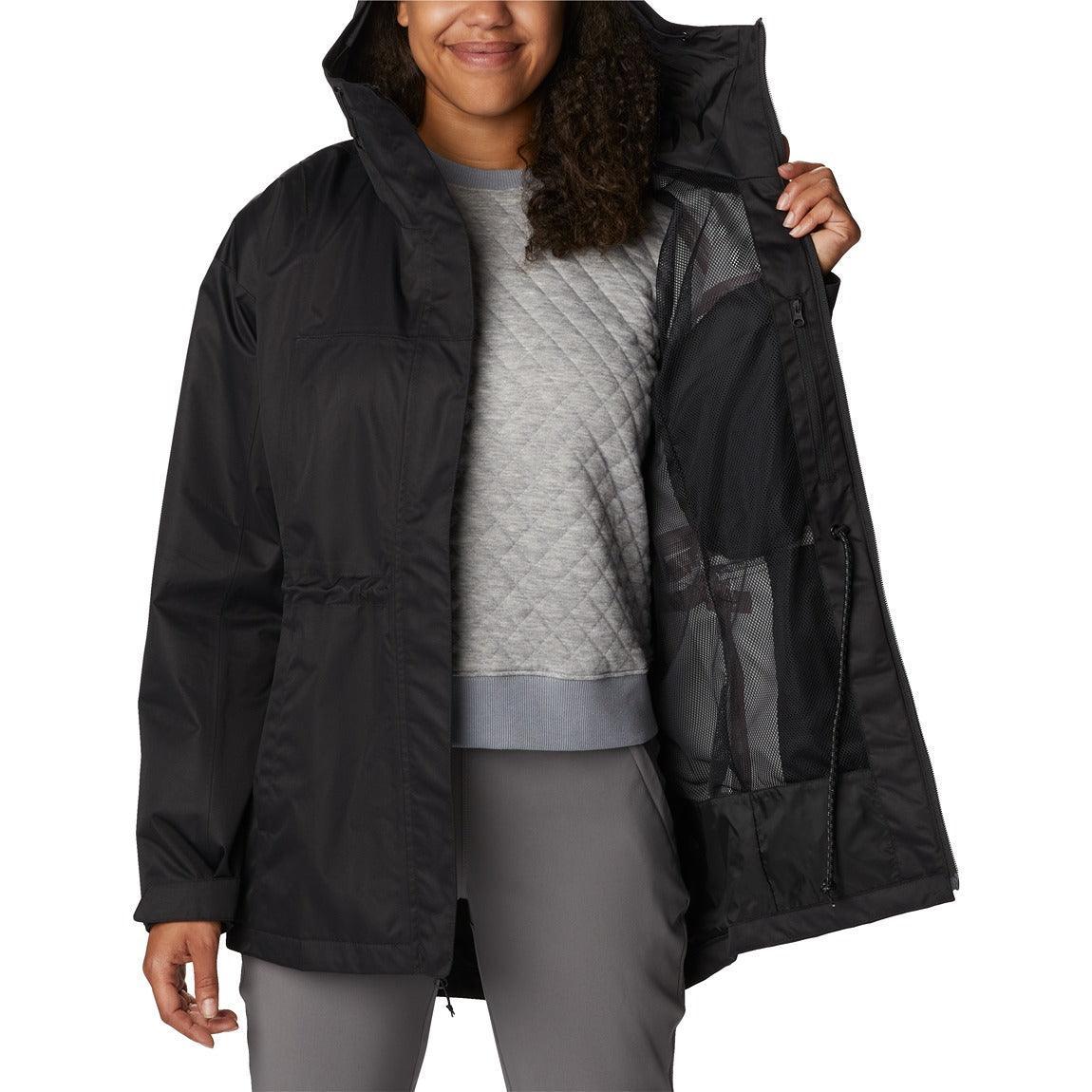 Hikebound™ Women's Long Jacket - Waterproof Windbreaker for Hiking, Camping & Outdoor Adventures