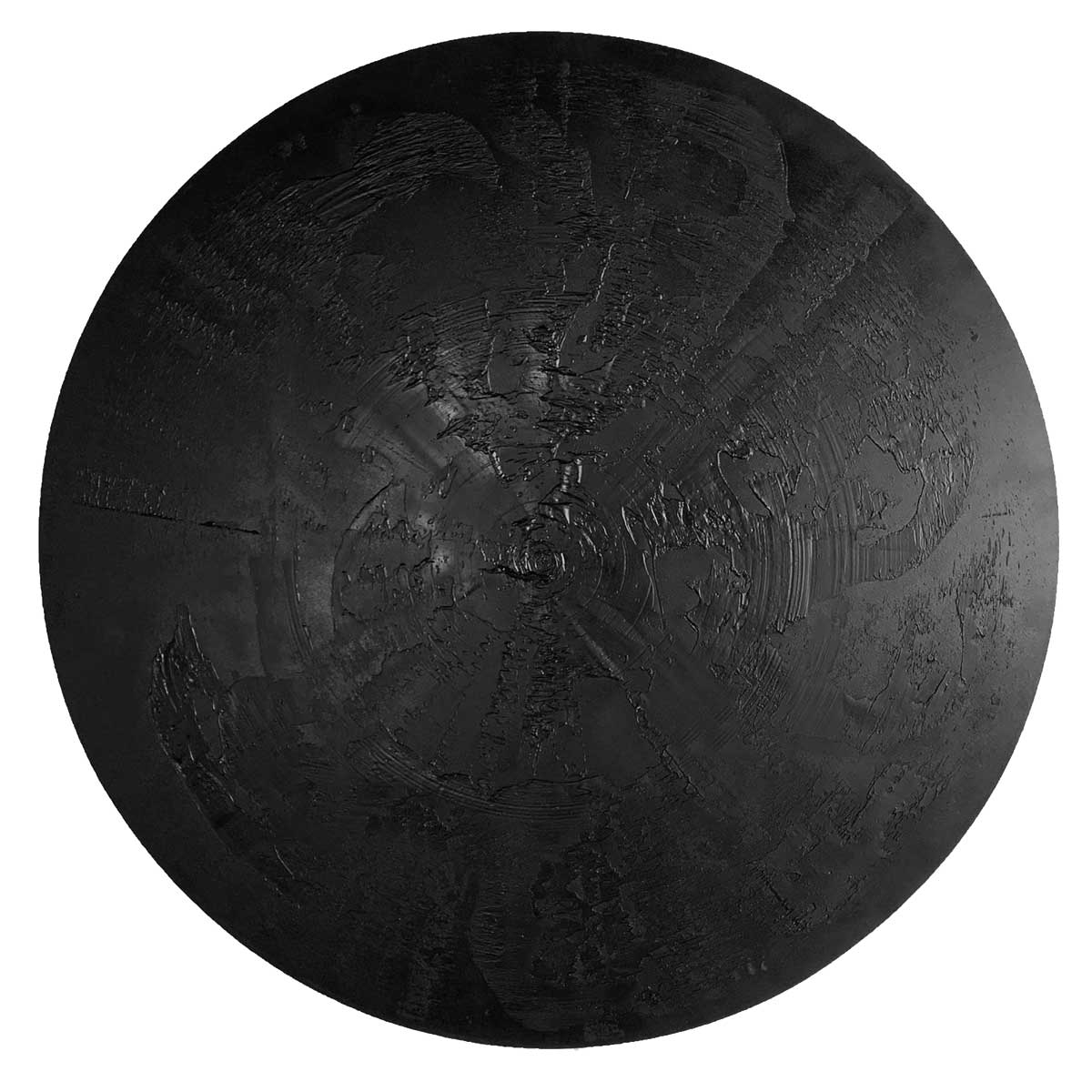 Black Touch of Vesuvius - Premium Italian Ceramic Vase for Home Decor | Perfect for Living Room, Dining Table & Wedding Centerpieces