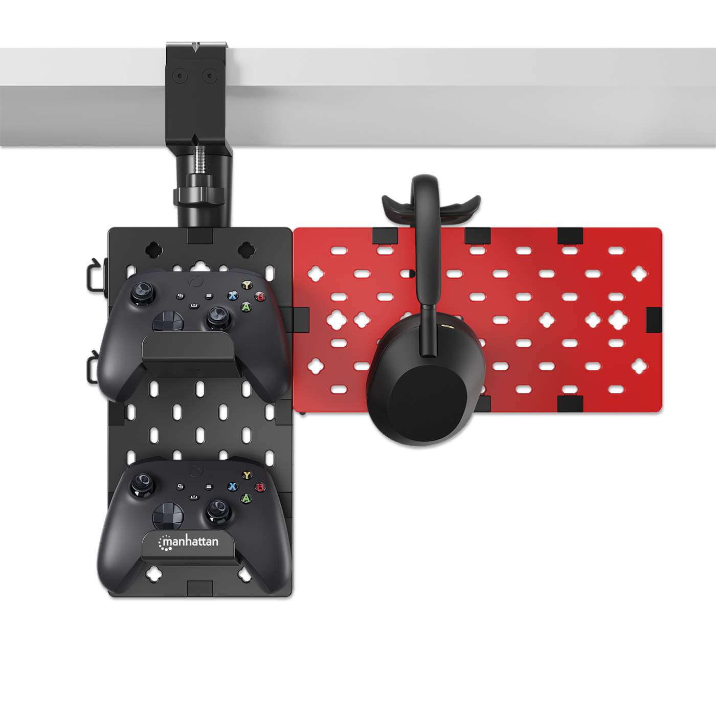 Pegboard Desktop Organizer and Accessory Holder - Wall Mounted Storage Solution for Office, Workshop & Home Organization - Perfect for Tools, Stationery & Craft Supplies