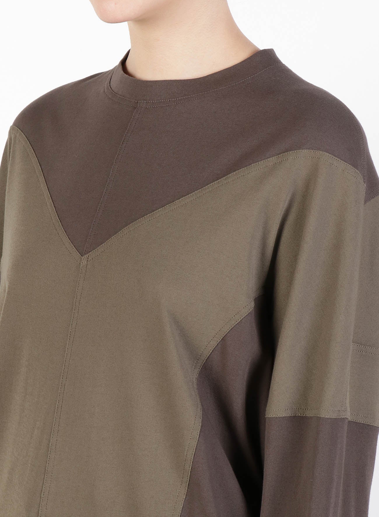 Soft Cotton Felt Combination Panel T-Shirt for Men & Women | Comfortable Casual Wear for Everyday Outfits, Work, and Weekend Relaxation
