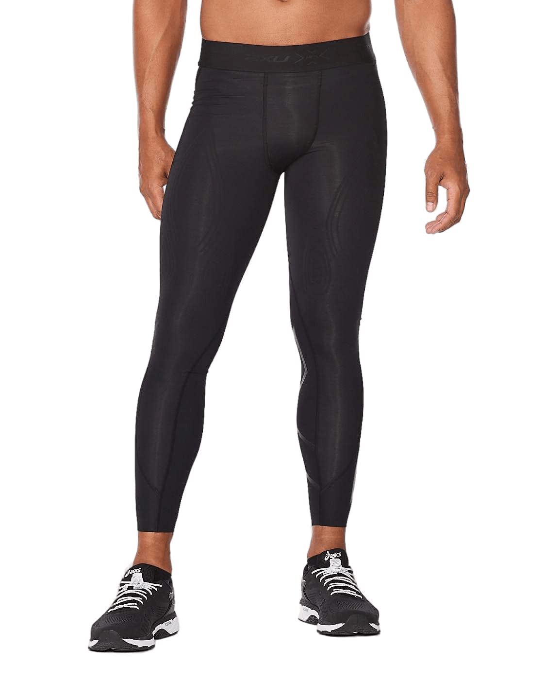 2XU Men's Force Compression Tights - High Performance Workout Leggings for Running, Cycling & Gym Training - Reduce Muscle Fatigue & Improve Recovery