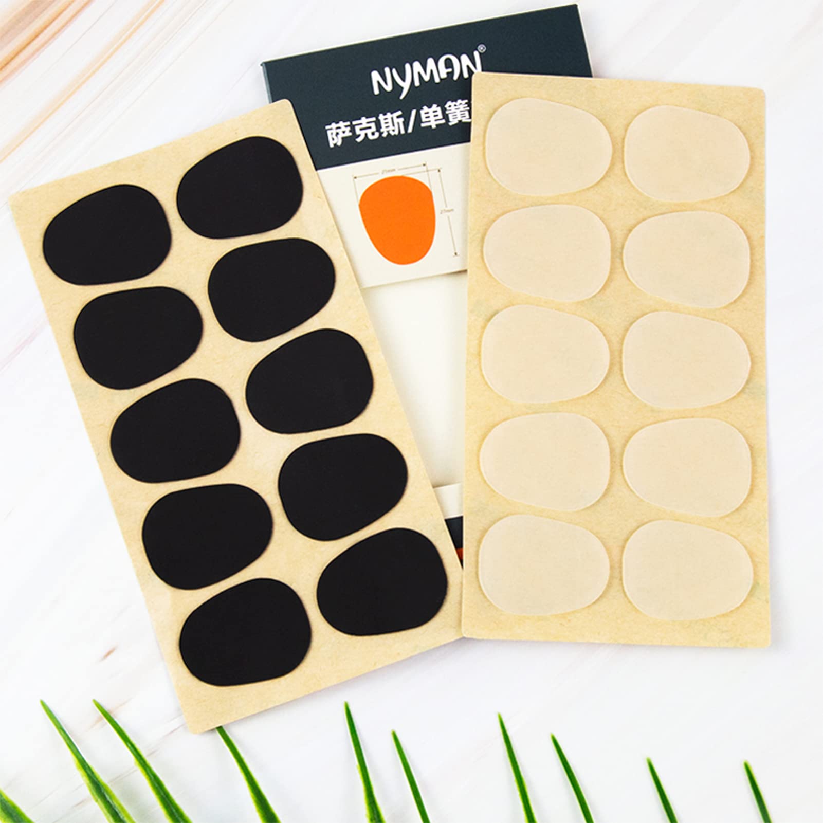 10pcs Saxophone Mouthpiece Cushion Patches - Soft Pads for Alto/Tenor Sax - Reduce Bite Pressure & Improve Comfort - Perfect for Practice, Performances & Long Playing Sessions