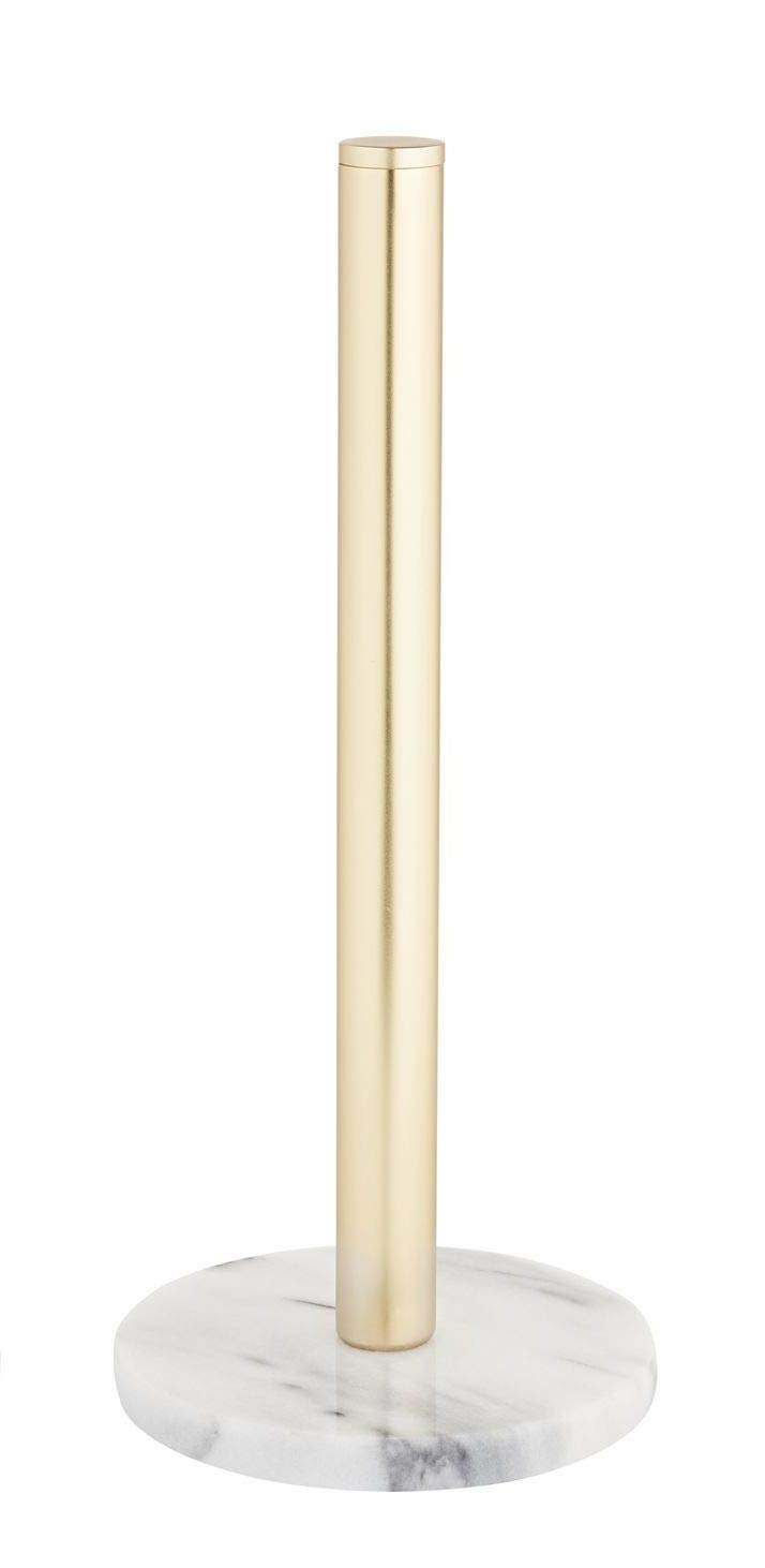Premium JEmarble Paper Towel Holder - Elegant Copper Plated Standing Design, 5.5