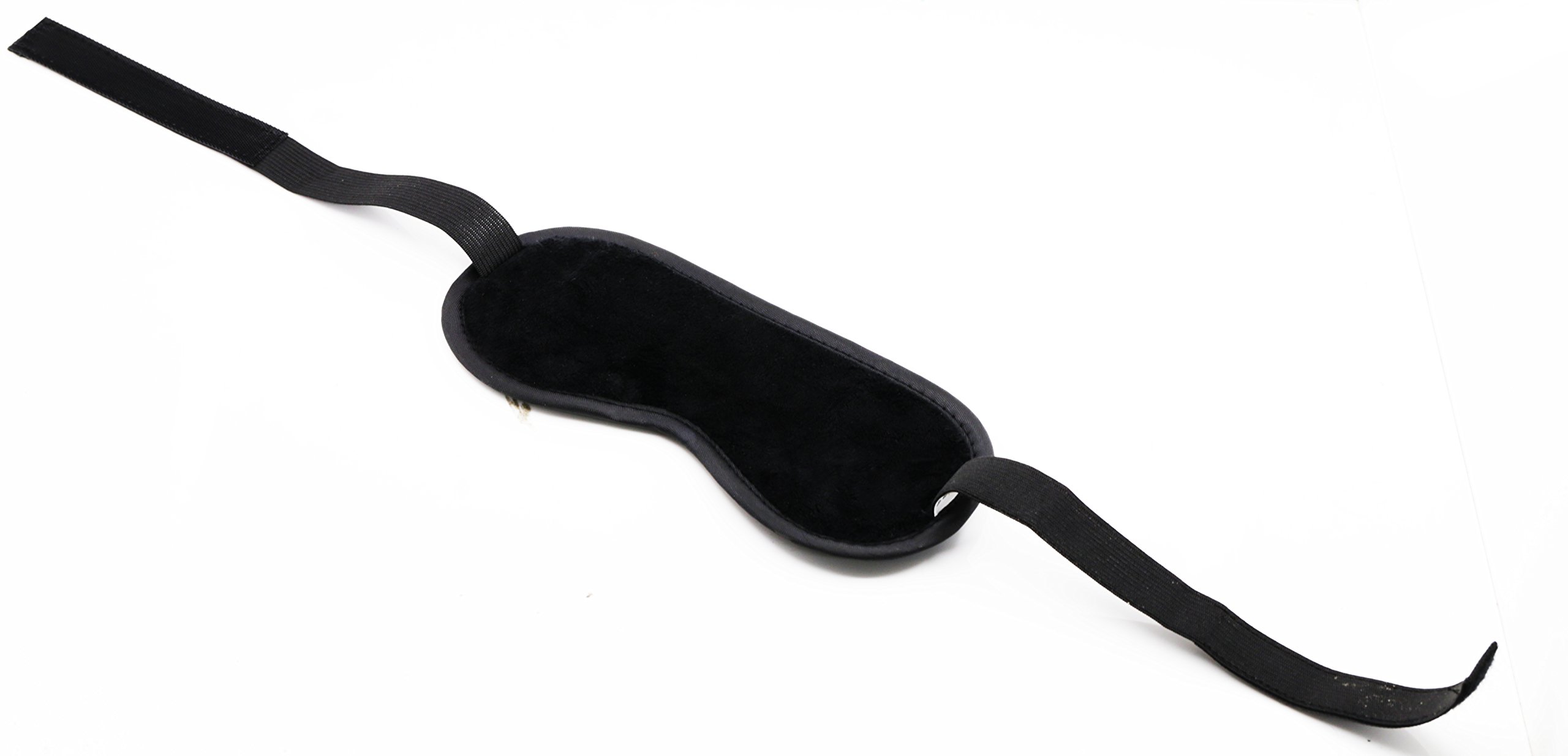 Soft Faux Fur Leather Handcuffs & Velvet Blindfold Set for Sensual Play - BDSM, Roleplay, Couples Bonding, Spicing Up Your Love Life
