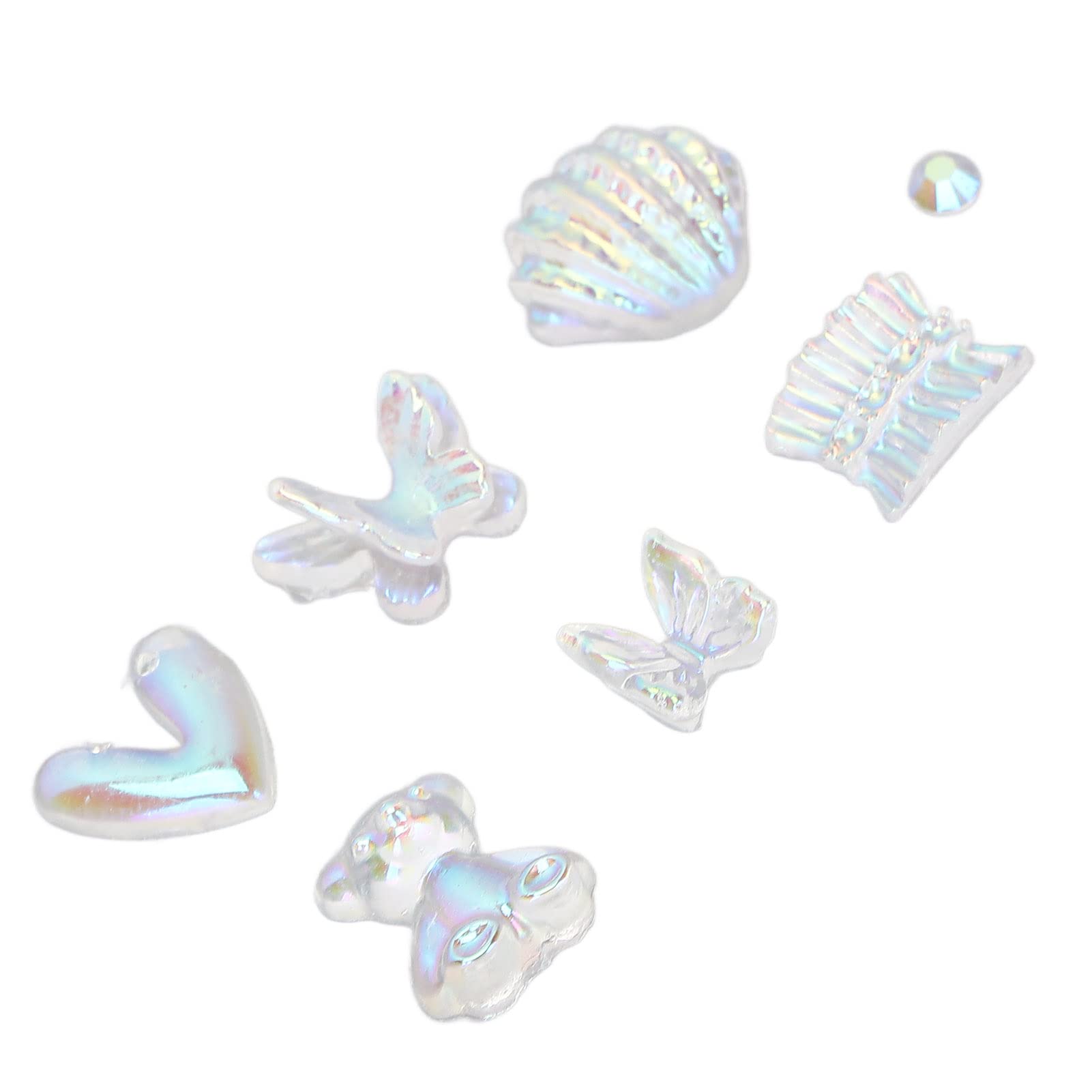 3D Resin Nail Art Decorations - Fashionable & Charming Nail Charms for Women | Perfect for Nail Salon, DIY Manicures, Party Nails & Gift Giving