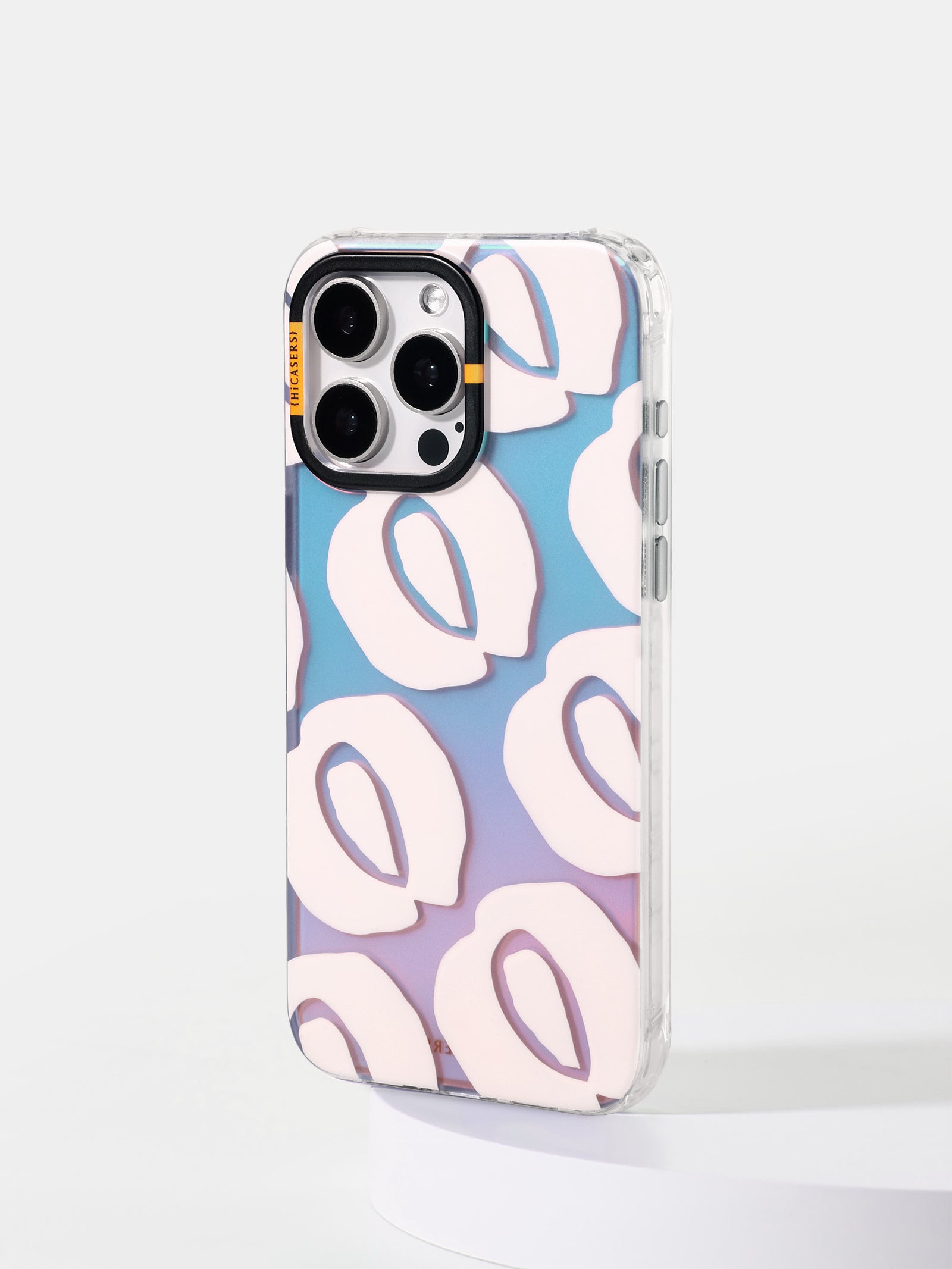 Lavender Sliced Peach Pattern Phone Case - Cute & Trendy Design for iPhone & Samsung - Perfect for Everyday Use, Travel & Gifting