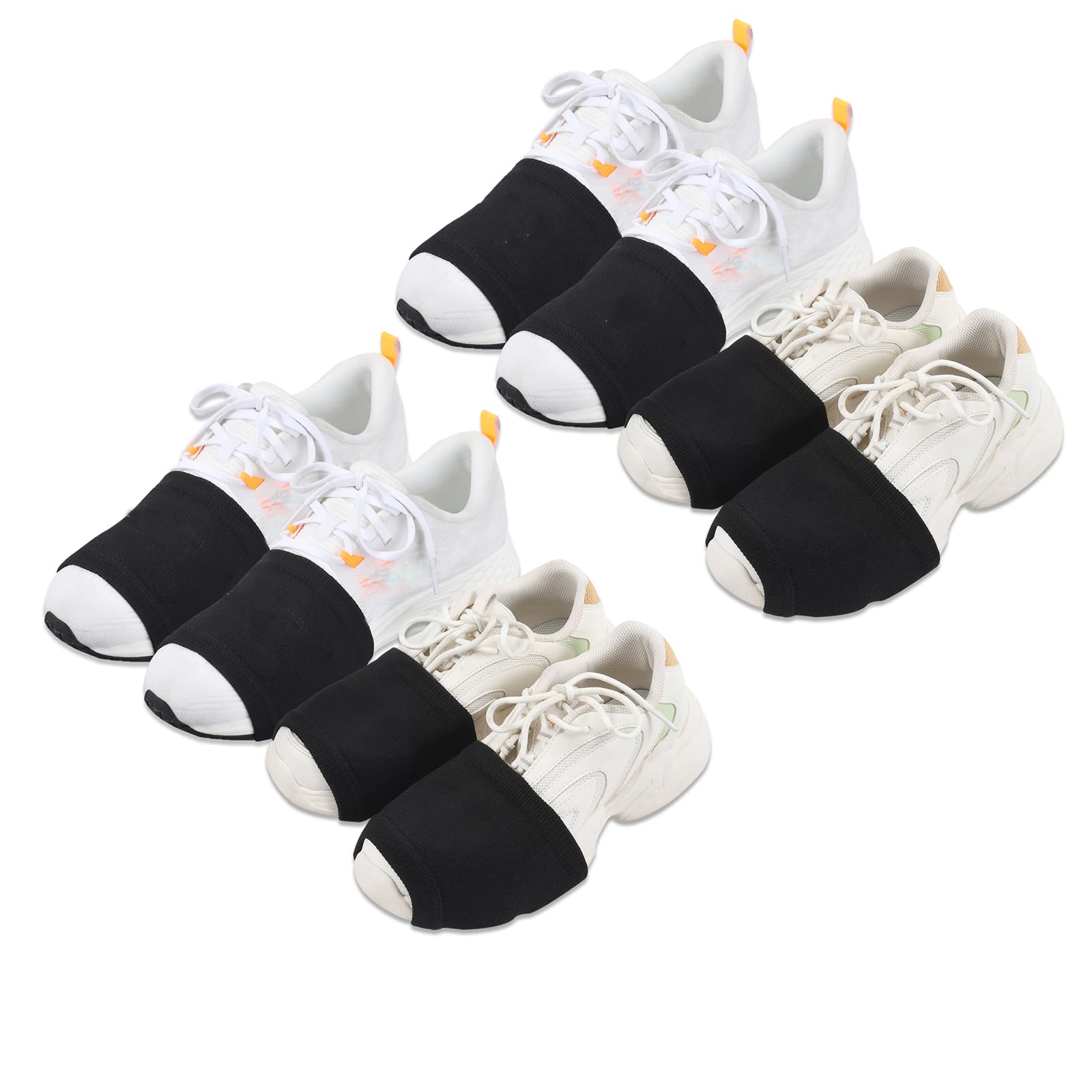 4 Pairs Non-Slip Dance Socks for Ballet, Jazz & Contemporary - Breathable Shoe Covers with Grips for Easy Pivoting on Wooden & Sticky Floors - Perfect for Dance Classes, Performances & Home Practice