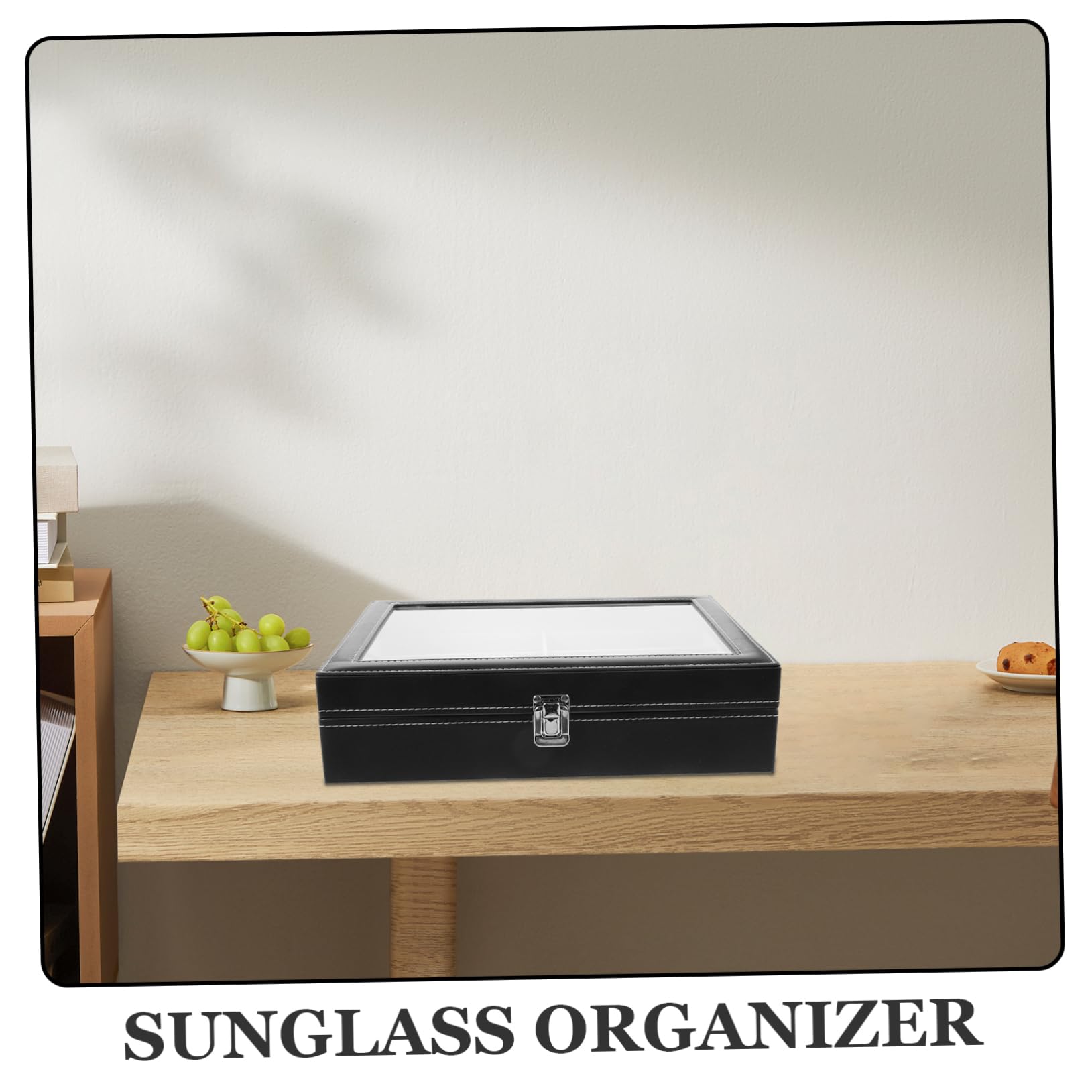 GLEAVI Eyeglass Case & Sunglass Holder - Flannel Storage Organizer for Drawer Display