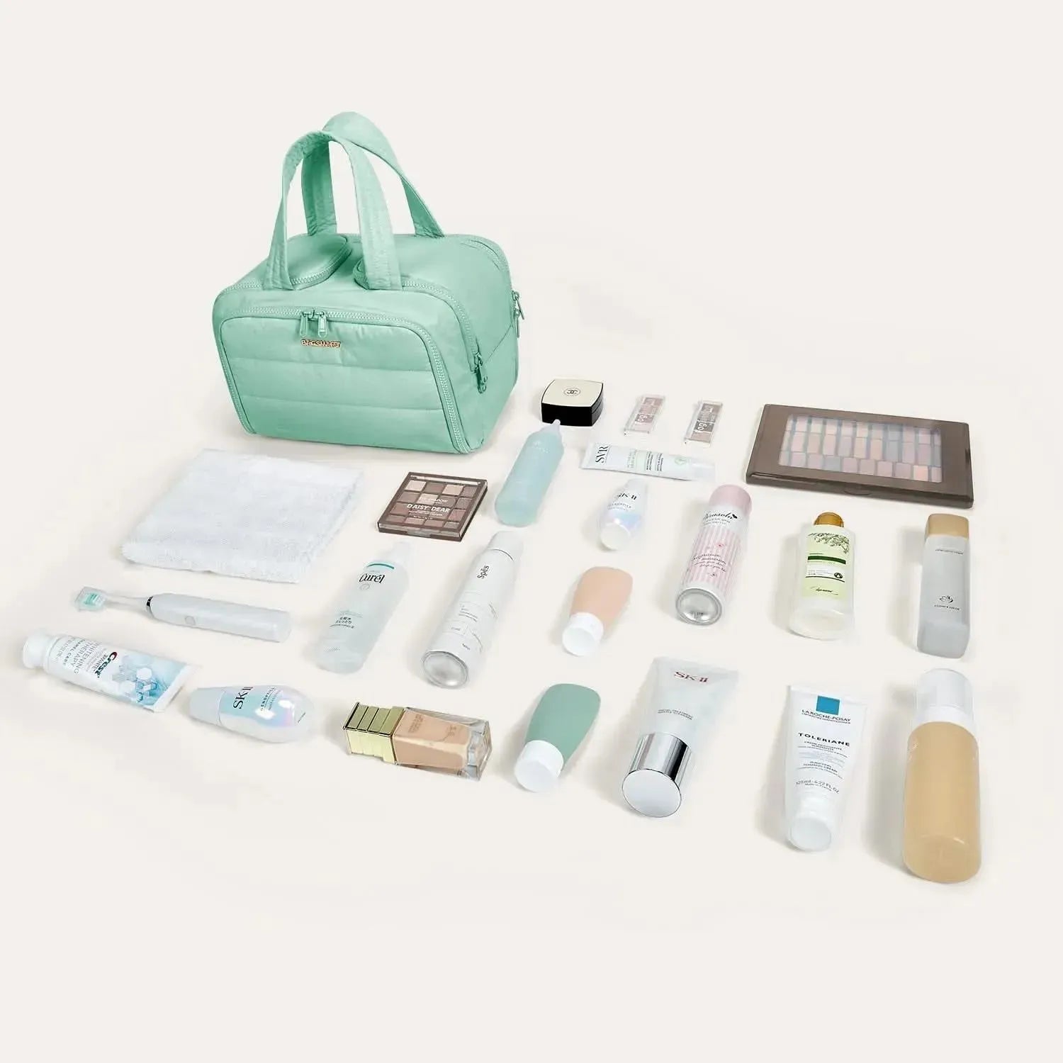 Premium Hanging Toiletry Bag for Travel - Waterproof Cosmetic Organizer with Multiple Pockets - Perfect for Camping, Gym, and Business Trips