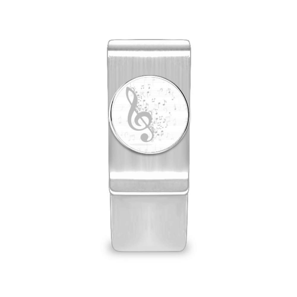 DIYthinker Treble Clef Music Note Money Clip - Stylish Cash & Card Holder for Wallet - Perfect Gift for Musicians & Music Lovers