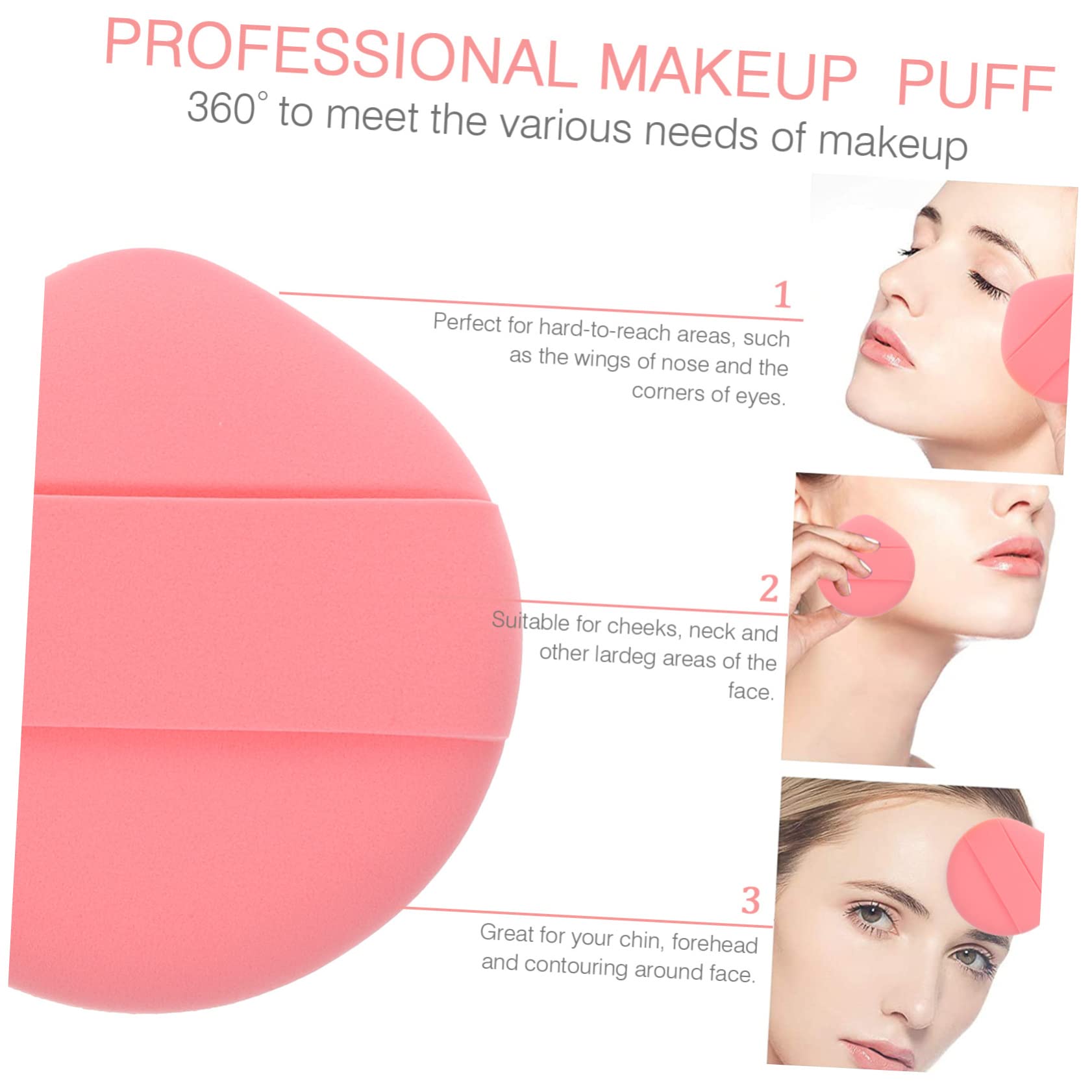 Minkissy 8-Piece Makeup Sponge Set - Soft Blending Beauty Sponges for Foundation, Powder & Liquid Makeup Application - Ideal for Professional Makeup Artists & Everyday Use at Home