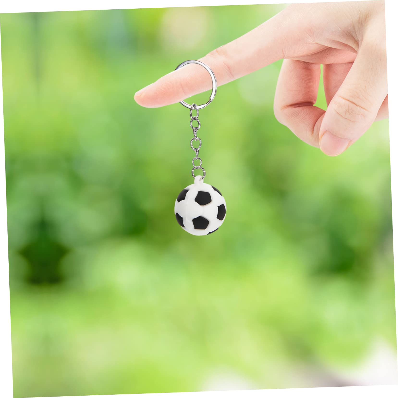 BESPORTBLE 3 Sets Football Keychain - Sports Team Keyring Charms with 36 Mini Football Decorations for Soccer Fans - Perfect for Gifts, Backpacks, and Game Day Accessories