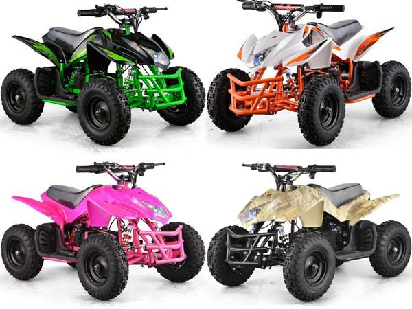 24V 350W Electric ATV for Kids - Powerful Off-Road Quad Bike with Parental Speed Control - Perfect for Backyard, Trail Riding & Outdoor Adventures