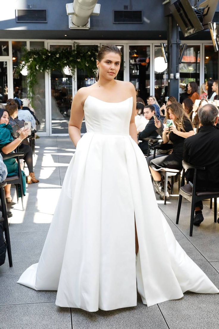 Jenny Yoo Mollie Gown - Elegant Wedding Dress for Brides | Perfect for Beach, Garden & Church Ceremonies
