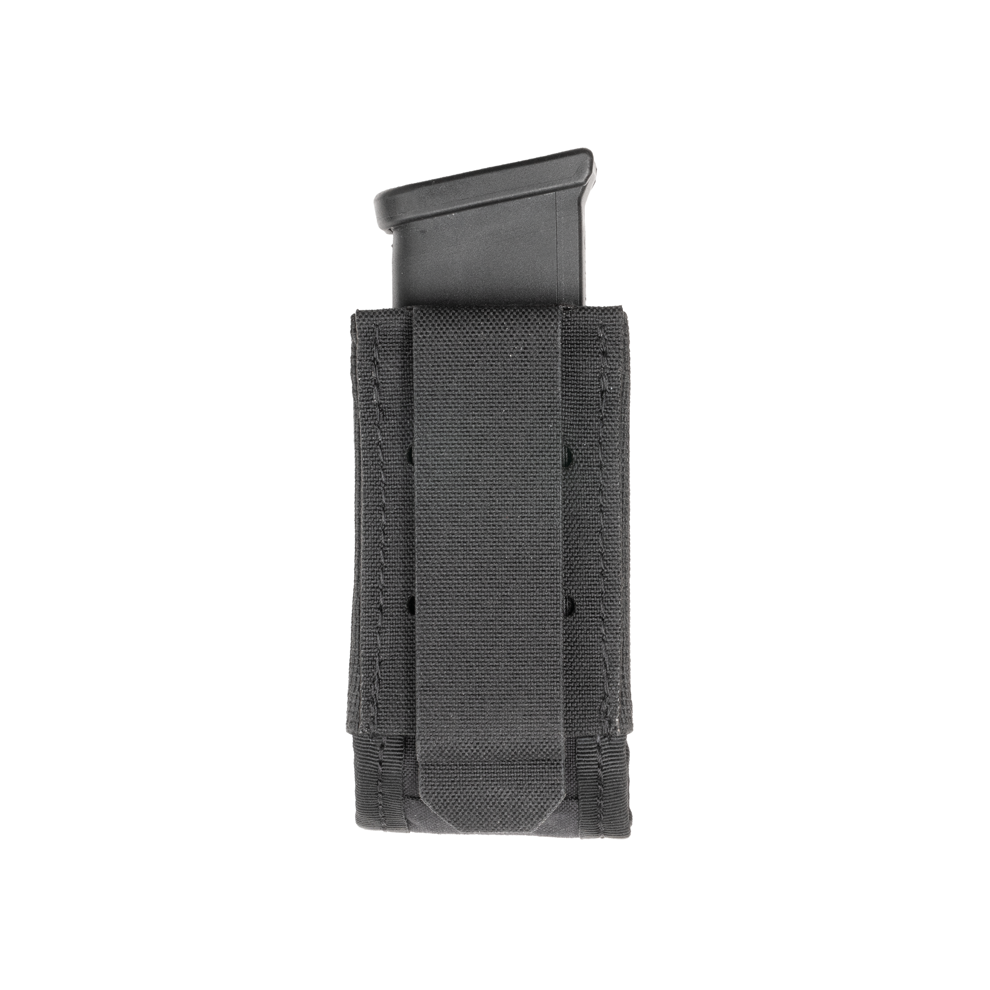 RTS Tactical Single Pistol Magazine Pouch - MOLLE Compatible Handgun Ammo Holder for Range Training, Duty Carry & Outdoor Shooting Accessories