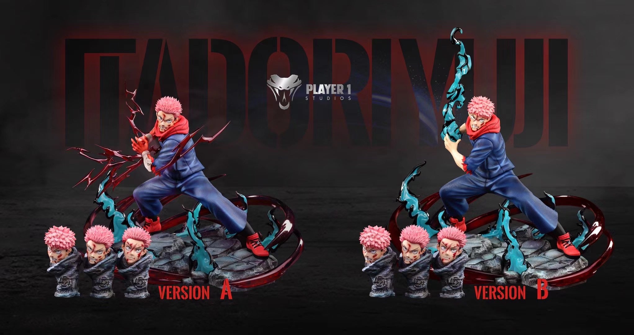 Custom Yuji Itadori Cosplay Costume - Player 1 Studio | Jujutsu Kaisen Anime Outfit for Halloween, Conventions & Cosplay Events