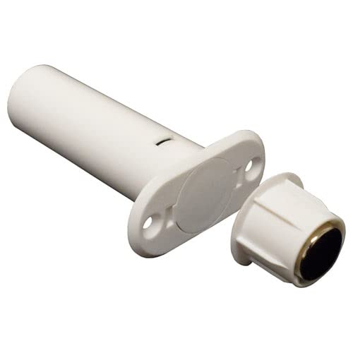 Wireless Recessed Door Sensor - White | Smart Home Security Alarm System for Doors & Windows | Ideal for Home, Office & Garage Security Monitoring