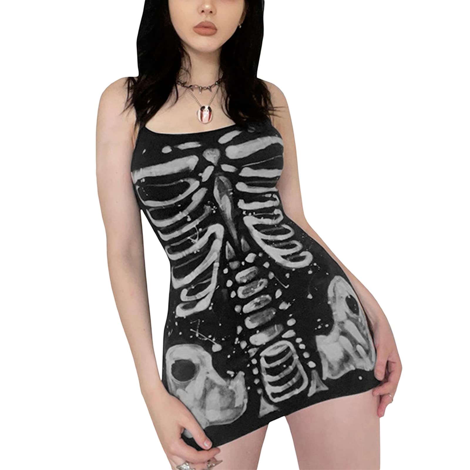 Gothic Lolita Dress for Women - Vintage High Waist Punk Cosplay Costume | Halloween Party, Goth Grunge Streetwear, Anime Convention Outfit