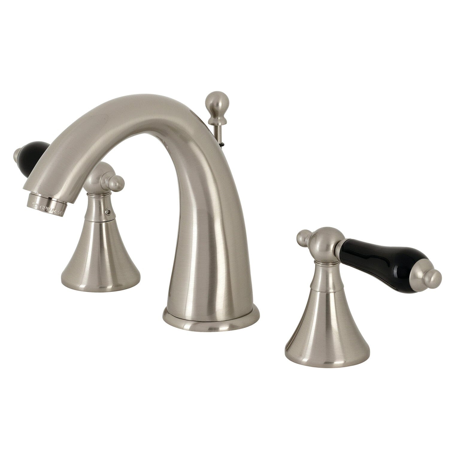 Duchess Two-Handle 3-Hole Widespread Bathroom Faucet with Brass Pop-Up Drain - Elegant Deck Mount Sink Faucet for Modern Bathrooms (Perfect for Vanity, Powder Room & Guest Bath Installation)