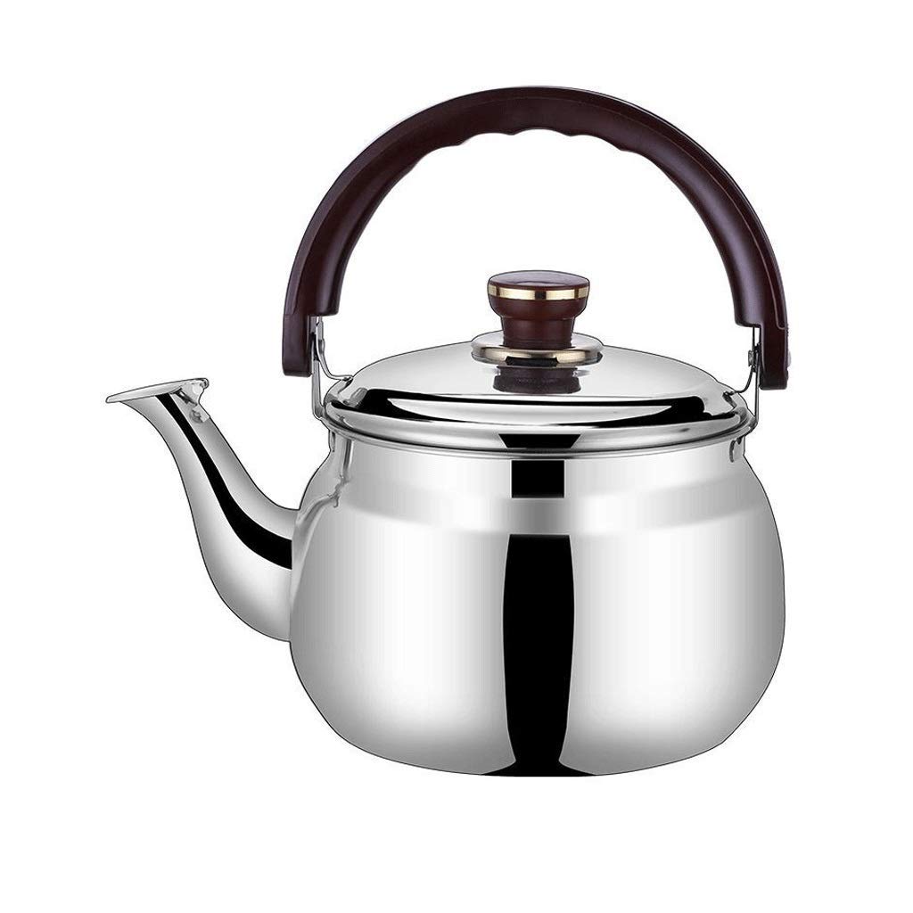 Stainless Steel Whistling Tea Kettle for Camping - Lightweight Portable Outdoor Kettle for Home, Kitchen & Travel - Easy to Clean - Perfect for Backpacking, Hiking & Picnics