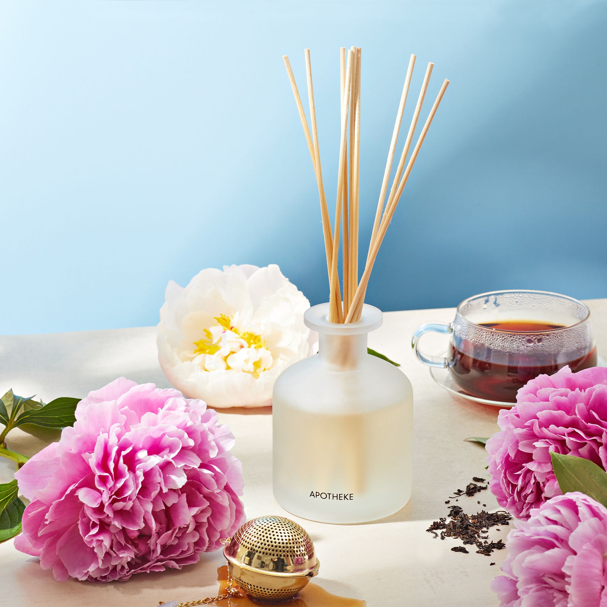 Premium Earl Grey Bitters Reed Diffuser - Long-Lasting Aromatic Home Fragrance for Living Room, Bedroom & Office | Relaxing Tea Scented Essential Oil Diffuser