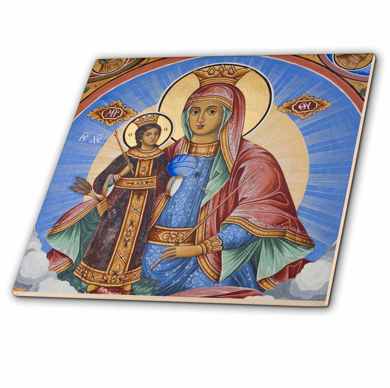 3D Rose Bulgaria Rila Monastery Wall Art - Colorful Canvas Print for Home & Office Decor | Perfect for Living Room, Bedroom, or Gift