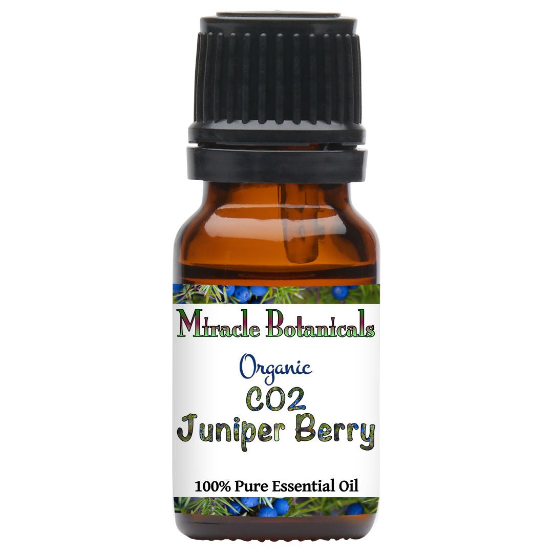 Organic Juniper Berry Essential Oil - CO2 Extracted (Juniperus Communis) for Aromatherapy, Massage & Natural Skincare