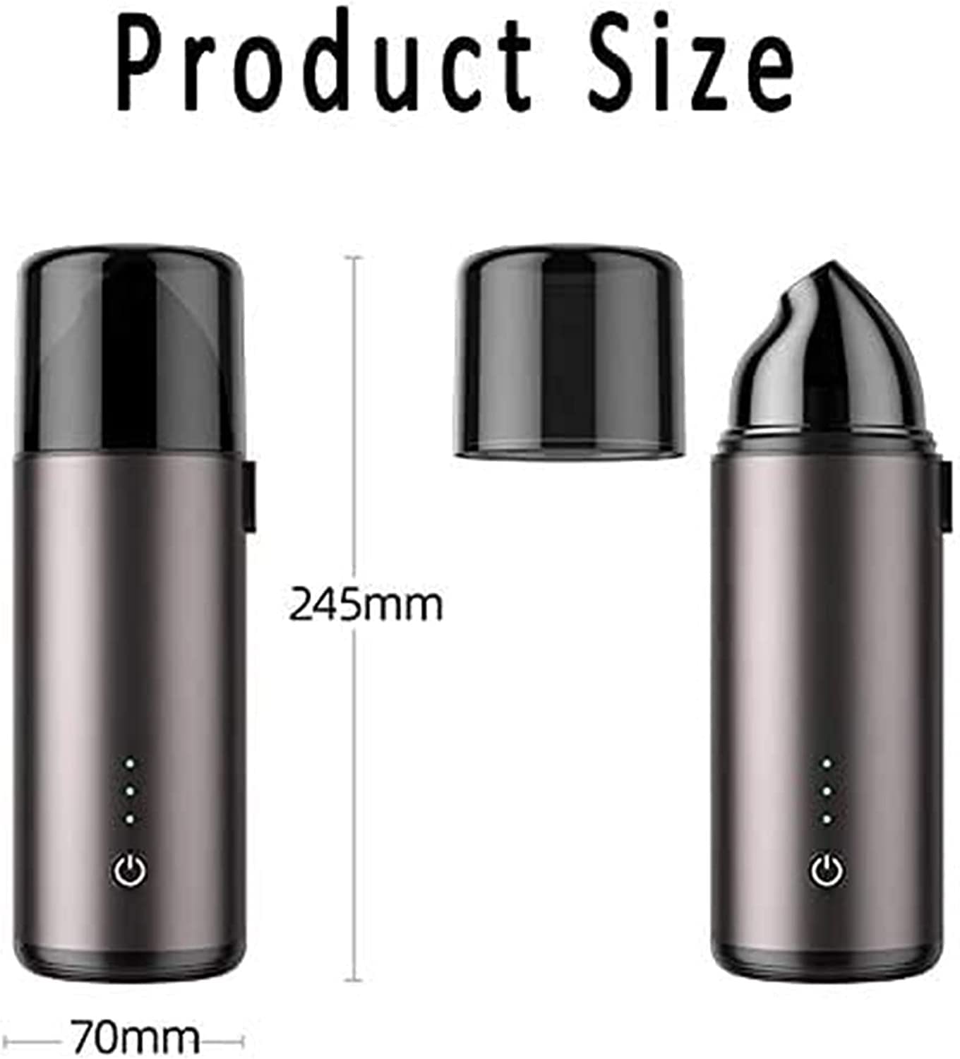 Portable Cordless Handheld Vacuum Cleaner - 5000PA Strong Suction, 120W High Power, USB Rechargeable, Wet/Dry Car Vacuum for Pet Hair - Perfect for Home, Car, and Office Cleaning